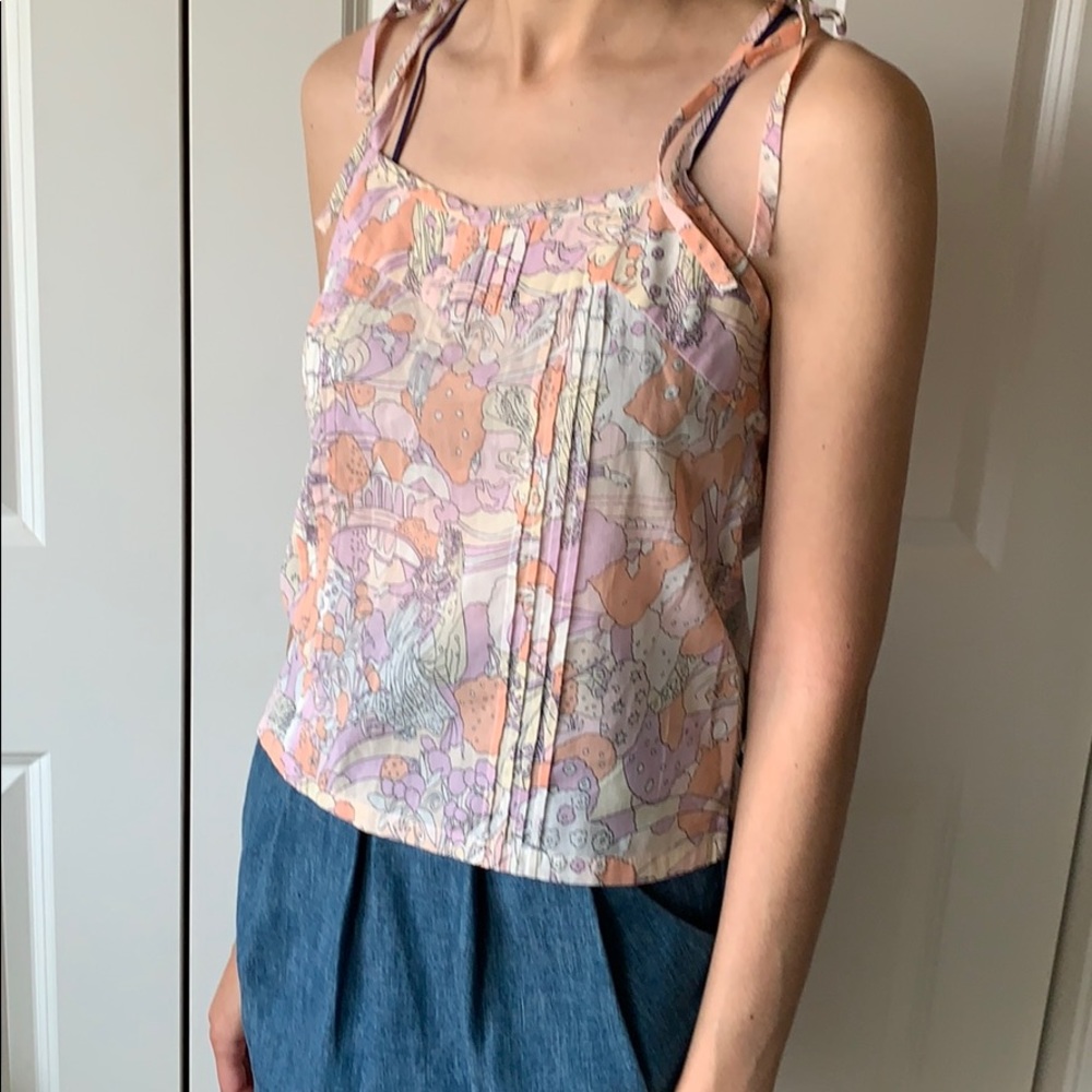 Marc by Marc Jacobs whimsical pattern camisole sz4